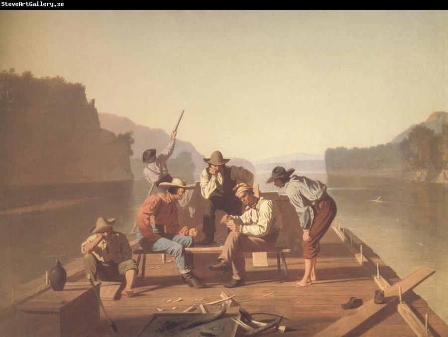 George Caleb Bingham Raftsmen Playing Cards